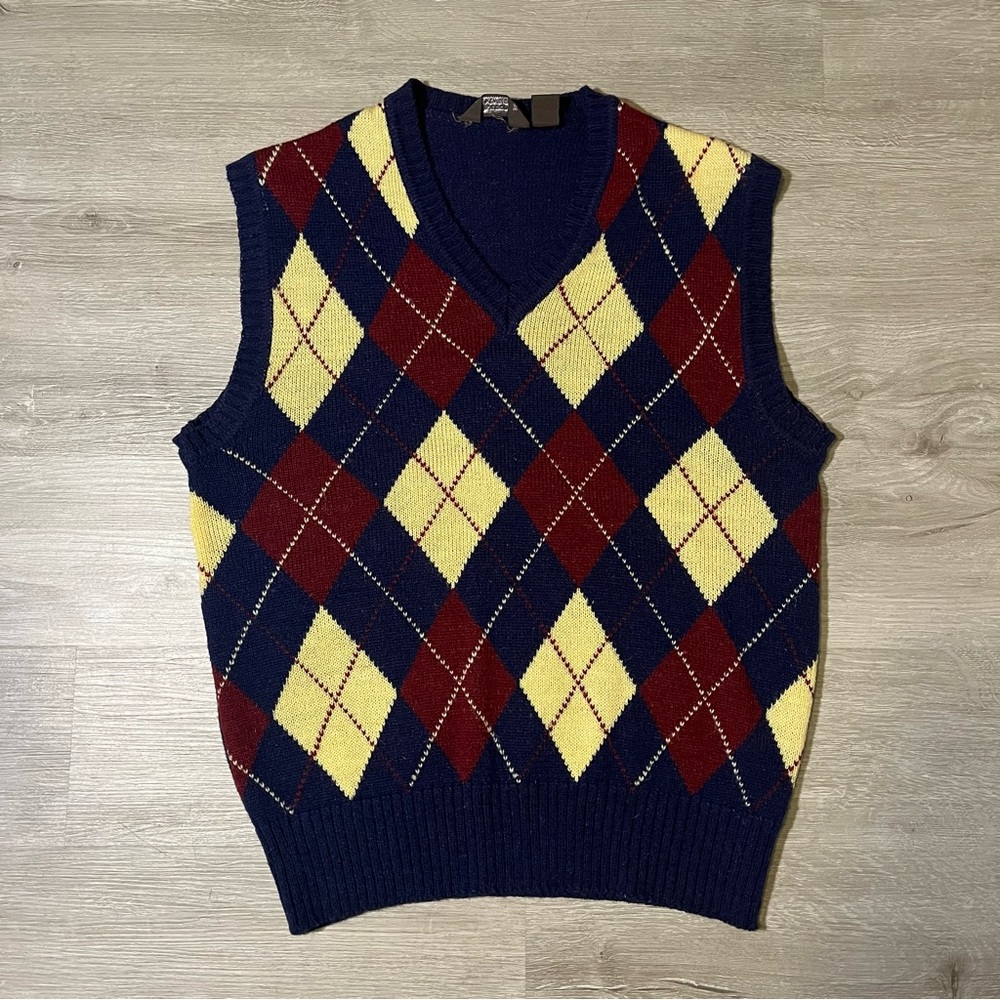 Vintage Hudson’s Navy Grampa Sweater Vest - L